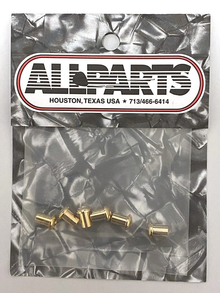 All Parts Top Loading String Ferrules - Gold