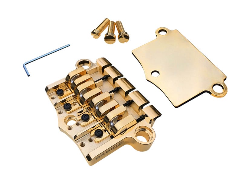 Babicz FCH 3 Point Bass Bridge - Gold - view 3