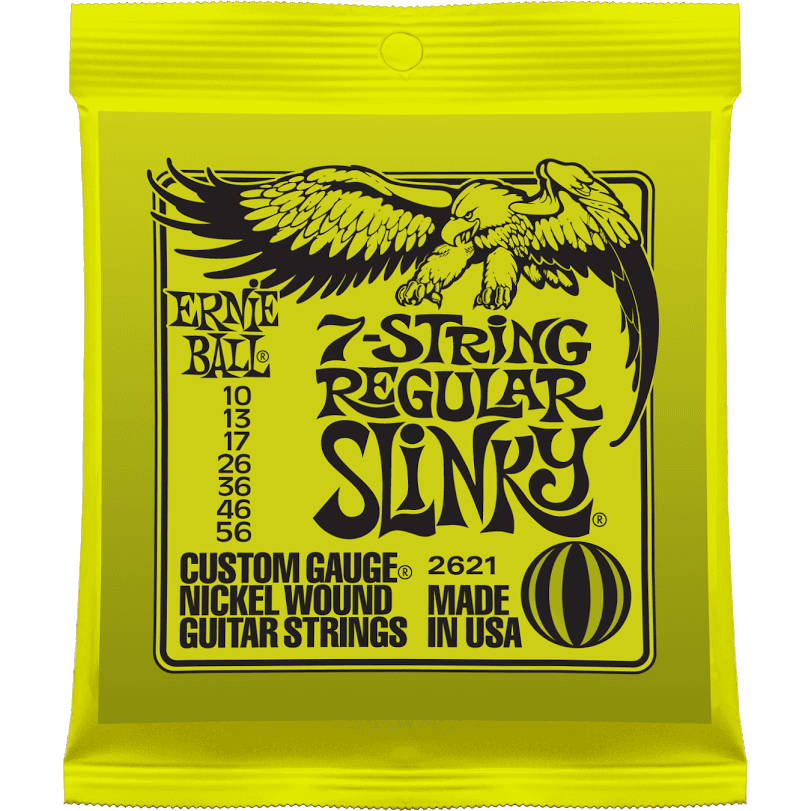 Ernie Ball 7 String Regular Slinky Electric Guitar Strings