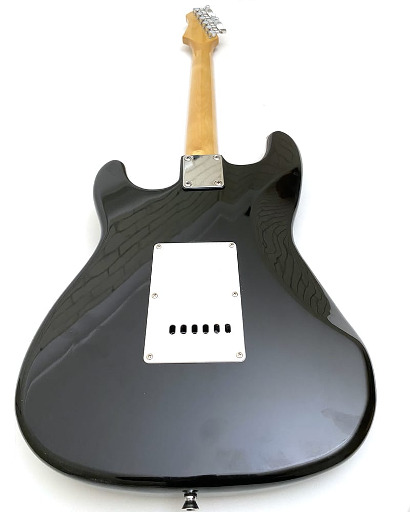 Pit Bull Guitars DG-1 ST Style Finished Guitar - Jet Black - view 6