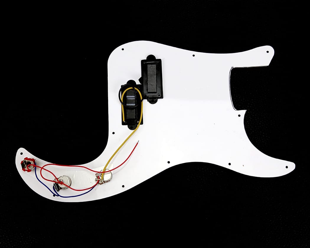 PBA-4L DIY Left Handed Electric Bass Guitar Kit (Ash body) - view 11