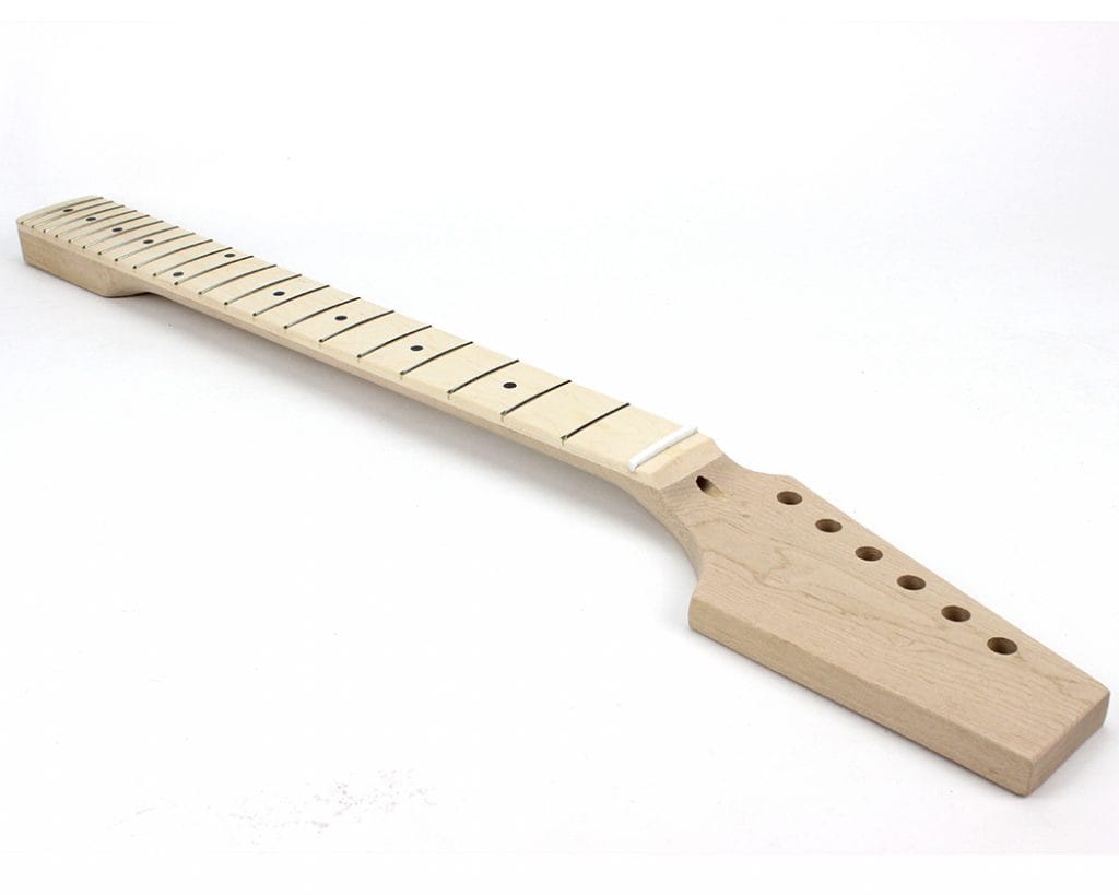 21 Frets Maple Neck w/Maple Fretboard for TL Style Kits (Left-handed)