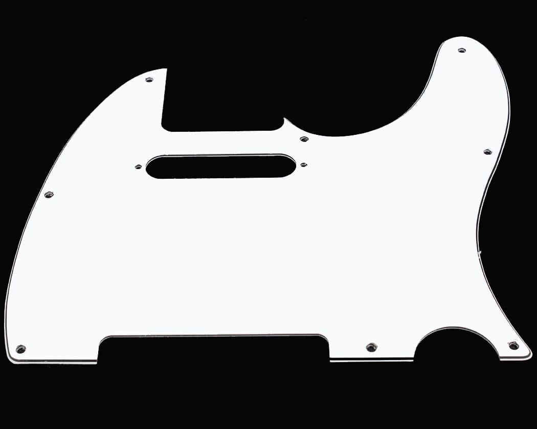 PBG TL Pickguard - 3 Ply White