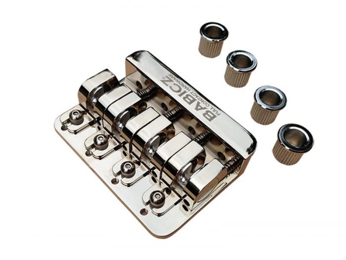 Babicz FCH 4 String Bass Bridge String Through - Chrome