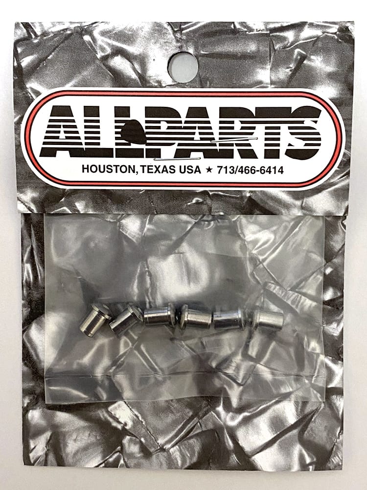 All Parts Top Loading String Ferrules - Chrome