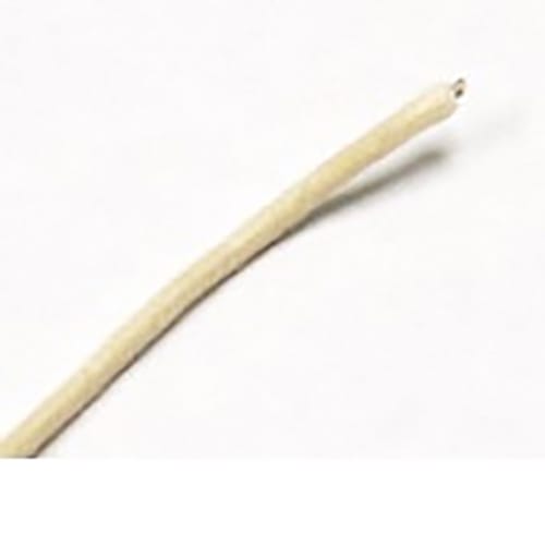All Parts Vintage Cloth "Push Back" Wire - White (500mm)