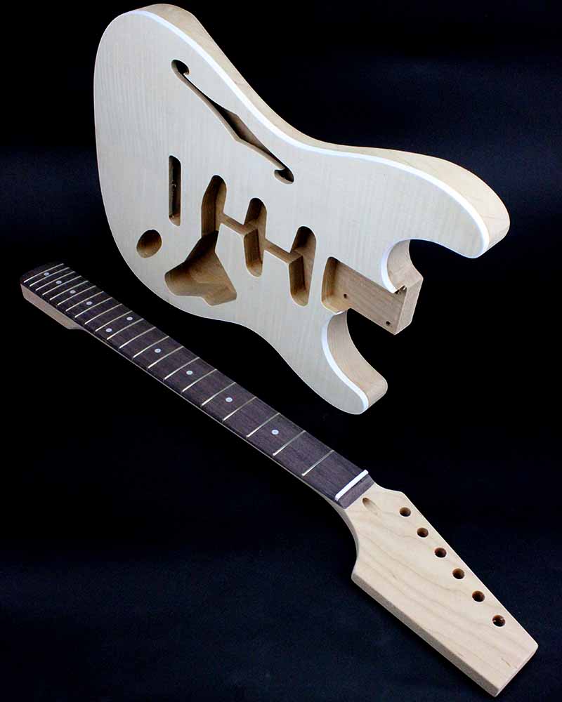 Pit Bull Guitars AST-1FW "Thinline" Electric Guitar Kit