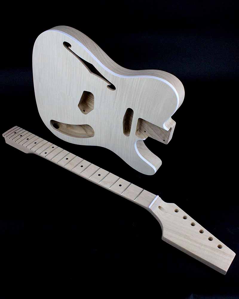 Pit Bull Guitars DTL-1QW "Thinline" Electric Guitar Kit