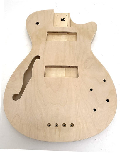 Pit Bull Guitars DHB-4 Semi-Hollow Electric Bass Guitar Kit - view 4