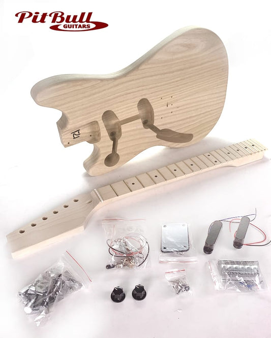 DMS-1L Short Scale DIY Electric Guitar Kit Left-Handed