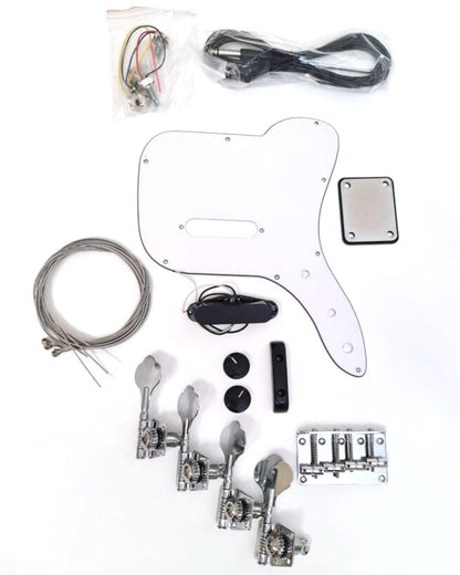 Pit Bull Guitars DMSB-4 Electric Bass Guitar Kit (Basswood Body) - view 9