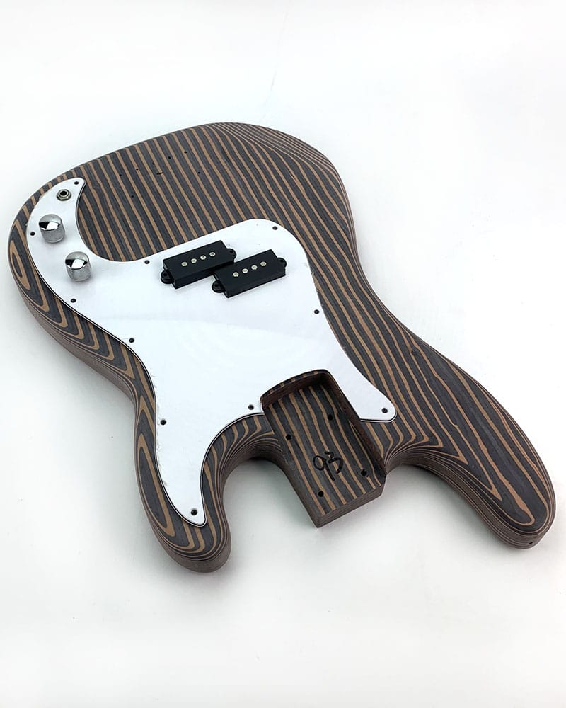 Pit Bull Guitars DPZ-4 Electric Bass Guitar Kit (Zebra wood) - view 3
