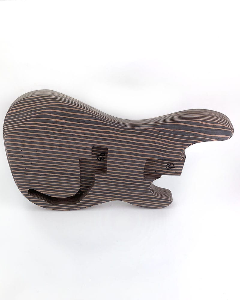 Pit Bull Guitars DPZ-4 Electric Bass Guitar Kit (Zebra wood) - view 4