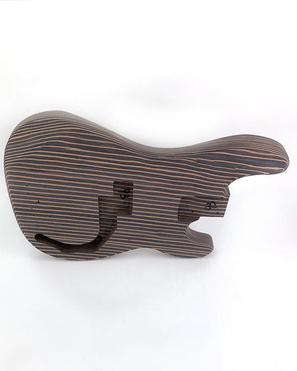 Pit Bull Guitars DPZ-4 Electric Bass Guitar Kit (Zebra wood) - view 4