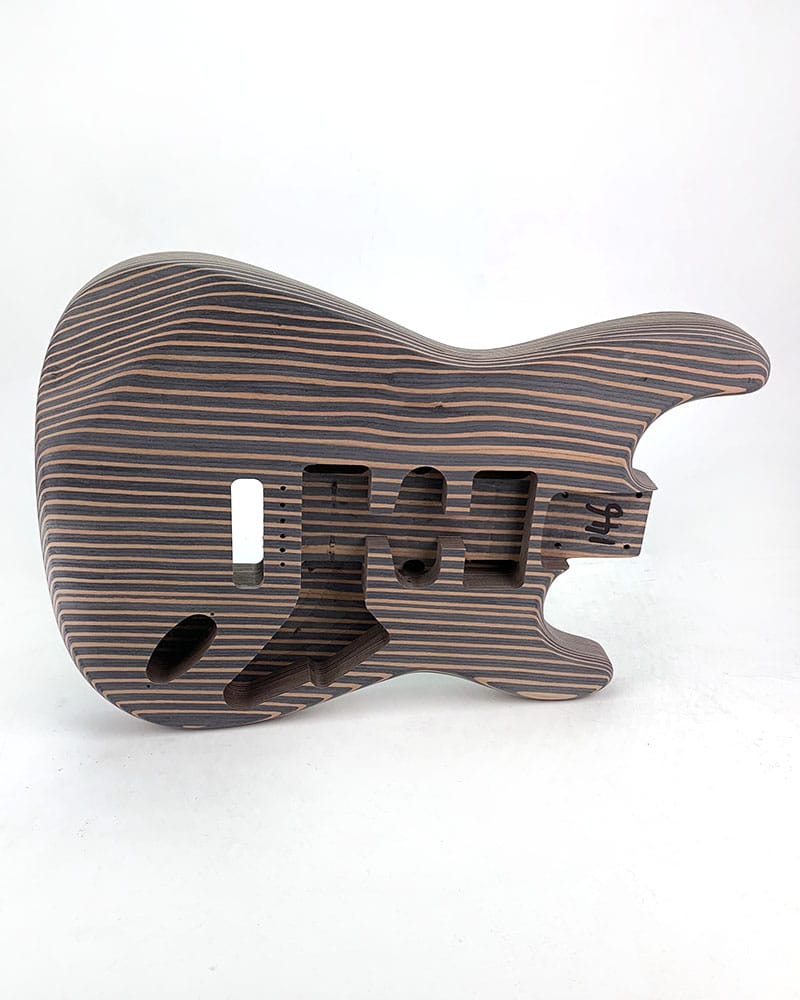 Pit Bull Guitars DSZ-1 Electric Guitar Kit (Zebra wood Body) - view 4