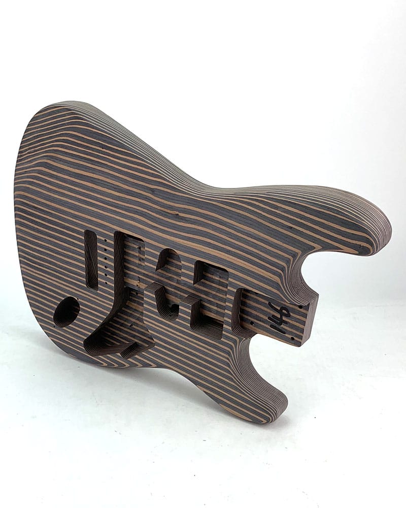 Pit Bull Guitars DSZ-1 Electric Guitar Kit (Zebra wood Body) - view 3