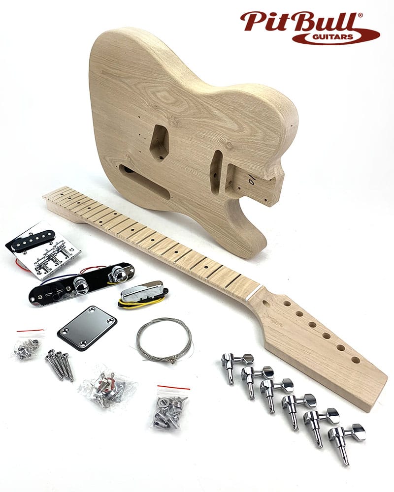 Pit Bull Guitars DTL-1 Electric Guitar Kit (American Ash Body)