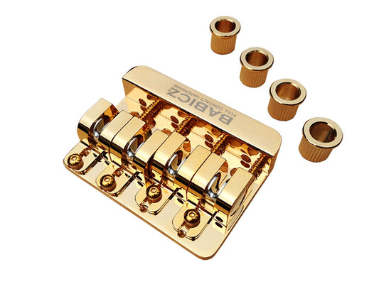 Babicz FCH 4 String Bass Bridge String Through - Gold
