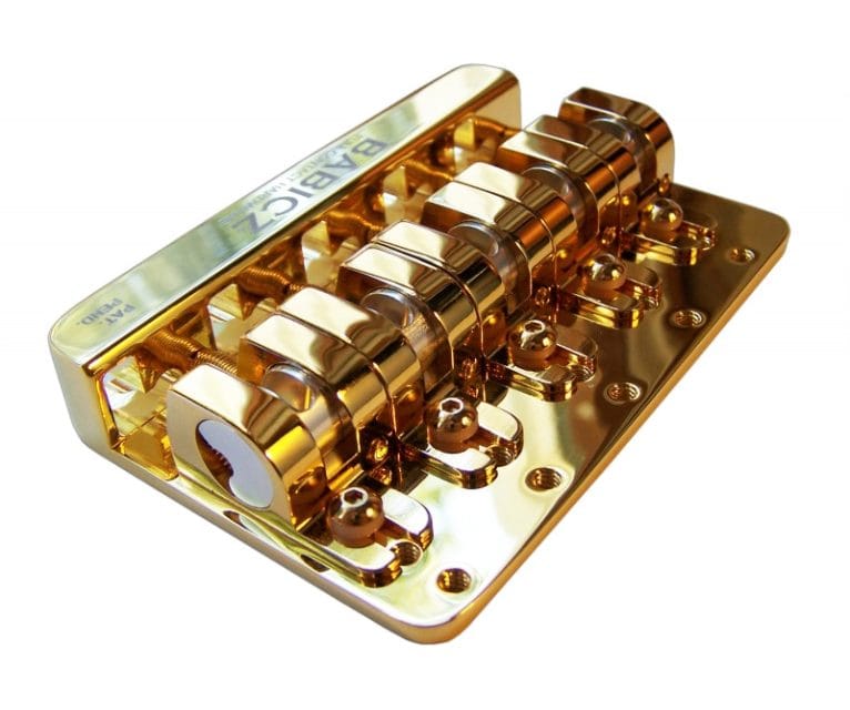Babicz FCH 5 String Bass Bridge - Gold