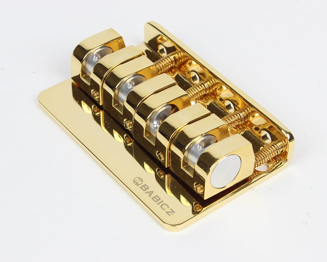 Babicz FCH Z Series 4 String Bass Bridge - Gold