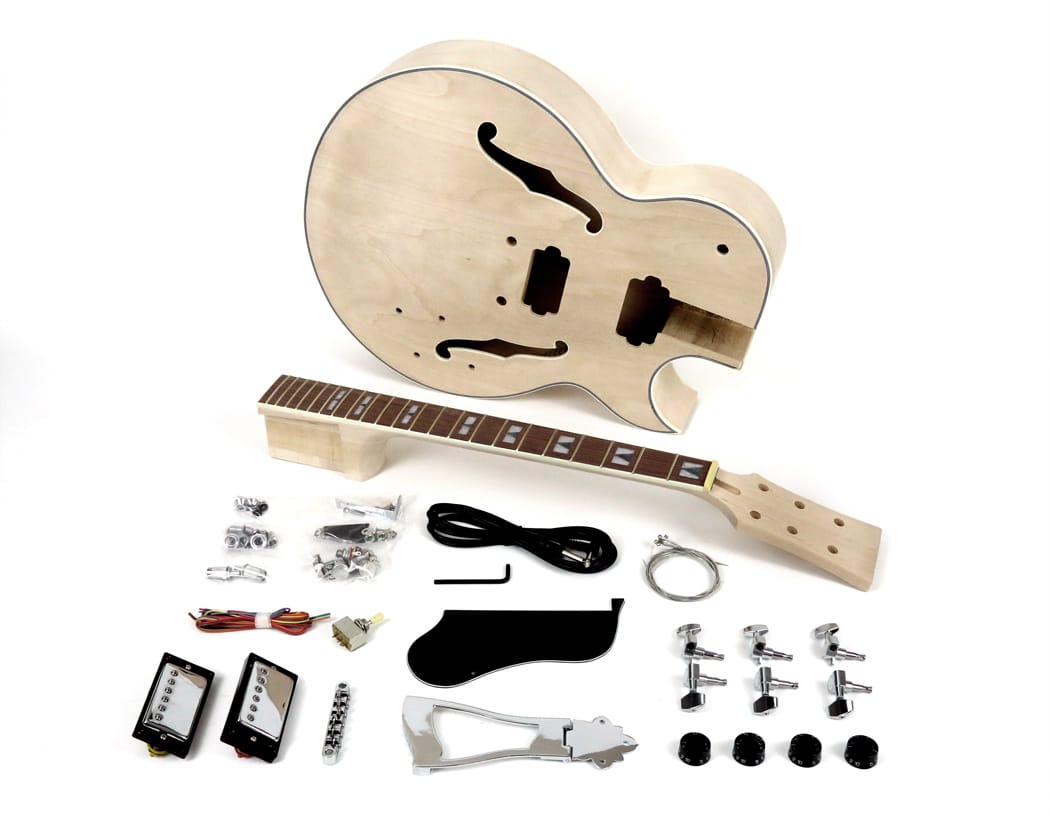FH-3 DIY Electric Guitar Kit - Hollow Body - view 3