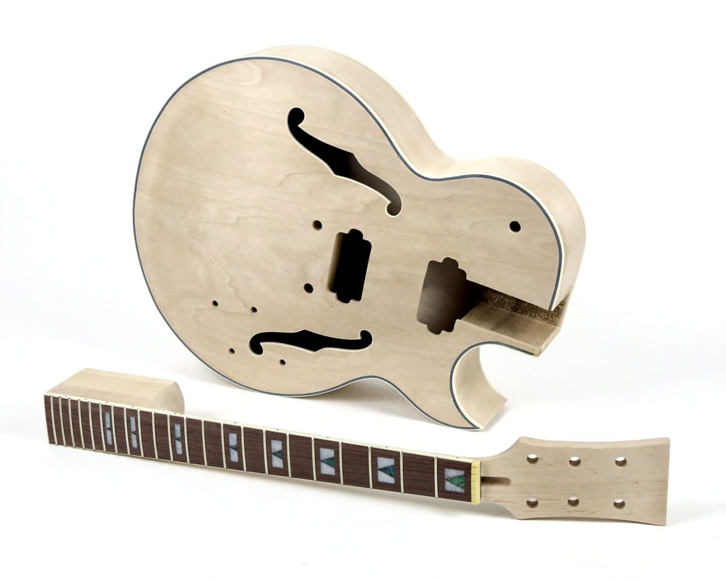 FH-3 DIY Electric Guitar Kit - Hollow Body - view 9