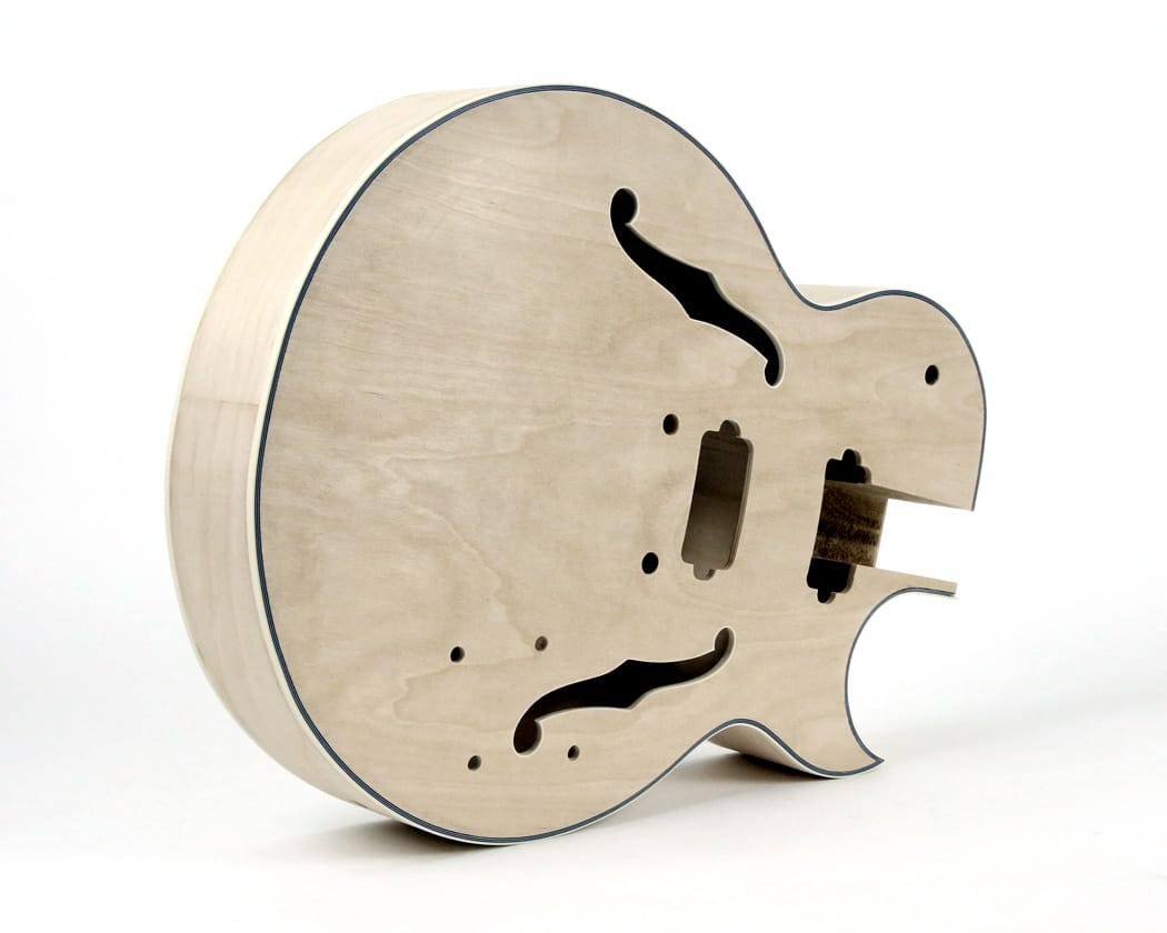FH-3 DIY Electric Guitar Kit - Hollow Body - view 11