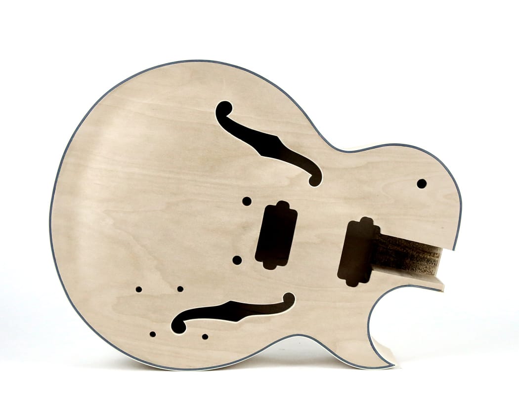 FH-3 DIY Electric Guitar Kit - Hollow Body - view 2