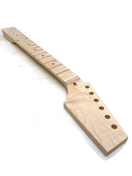 NEW! 21 Fret Maple Neck w/Flame Maple Fretboard for TL Kits