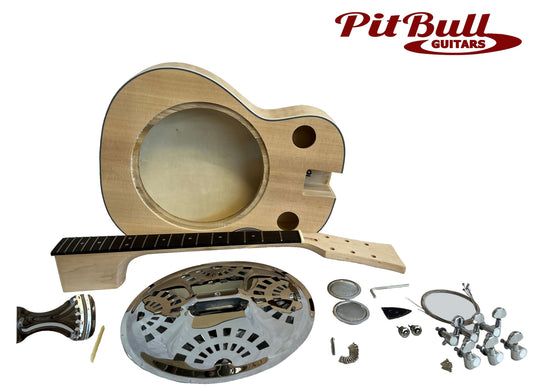 GHR-1 Full Hollow Body Resonator DIY Acoustic Guitar Kit