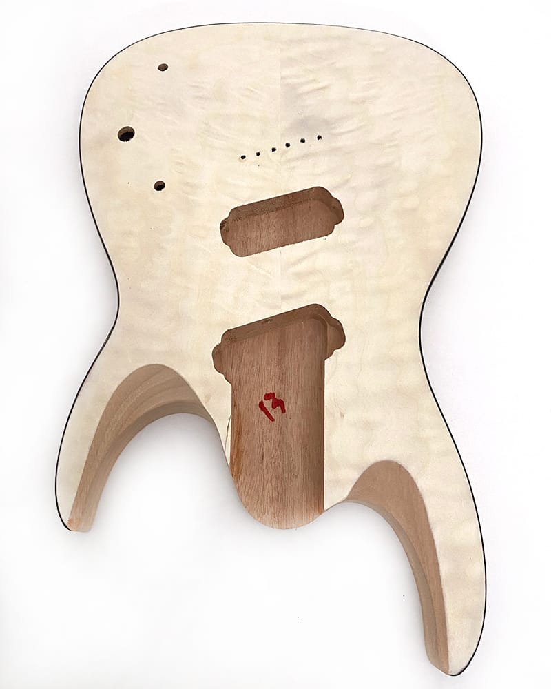 Pit Bull Guitars SMS-6Q Electric Guitar Kit (Multiscale) - view 3
