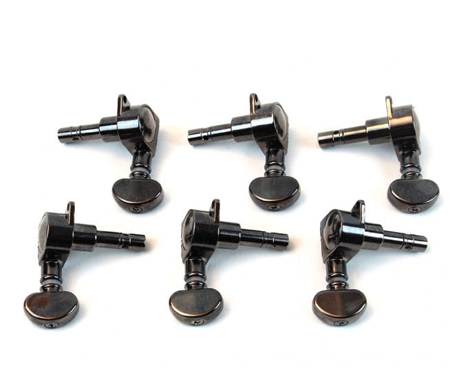 Grover Black Nickel 3+3 Mini Locking Rotomatics (406C)