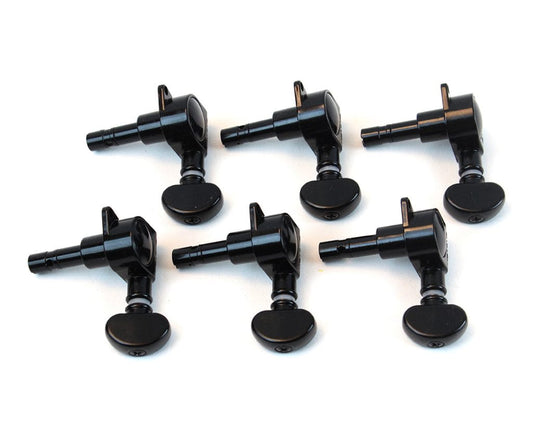 Grover Black 3+3 Mini Locking Rotomatics (406C)