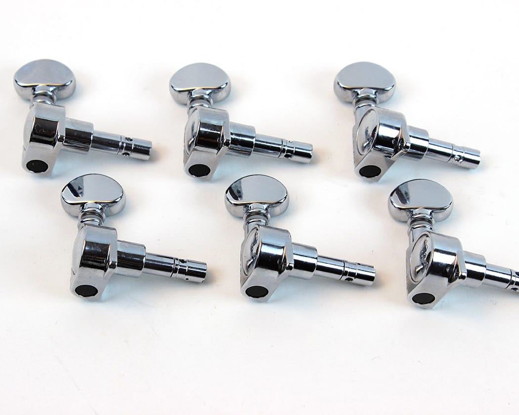Grover Chrome 6 Inline Mini Locking Rotomatics (406C)