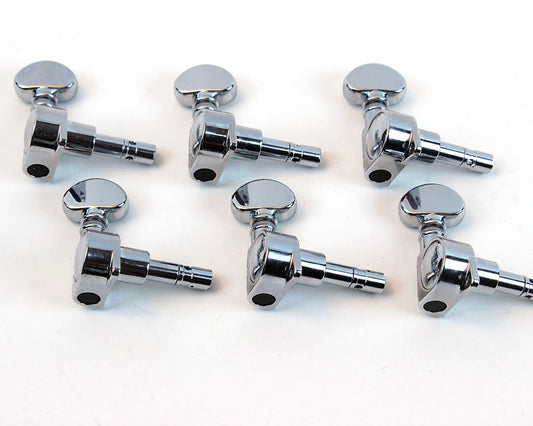 Grover Chrome 6 Inline Mini Locking Rotomatics (406C)