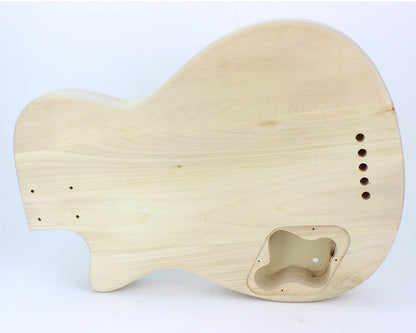 Pit Bull Guitars DHB-5 Semi-Hollow Fretless Electric Bass Guitar Kit - view 6