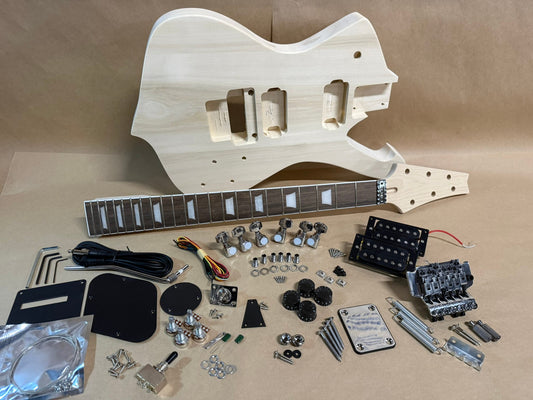 Pit Bull Guitars ICF-1 Electric Guitar Kit - Floyd Rose Bridge