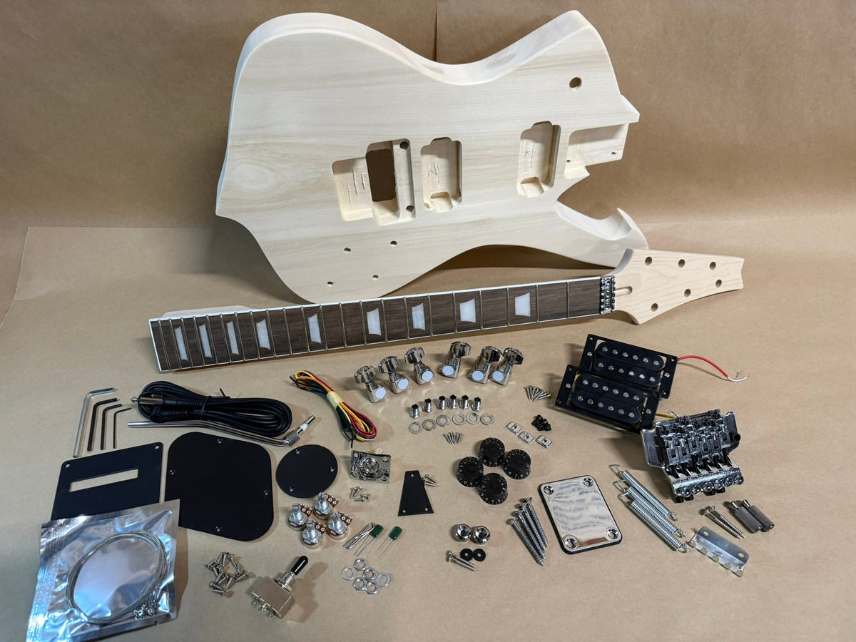 Pit Bull Guitars ICF-1 Electric Guitar Kit - Floyd Rose Bridge - view 5