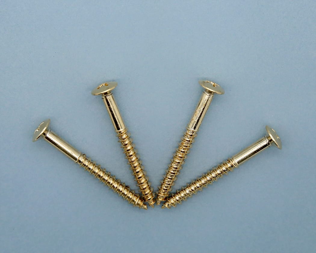 PBG Neck Screws - Gold - set of 4
