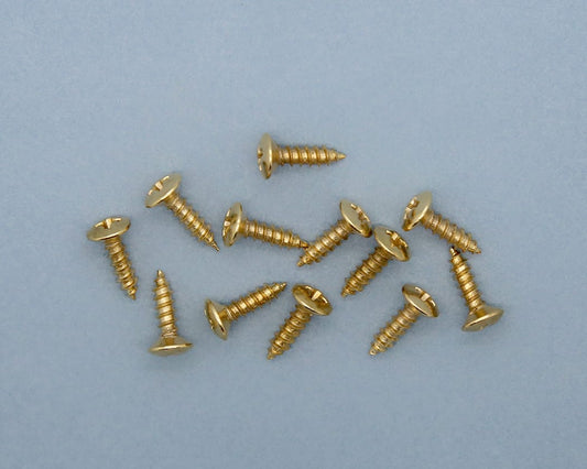 PBG Pickguard Screws - Gold - set of 12