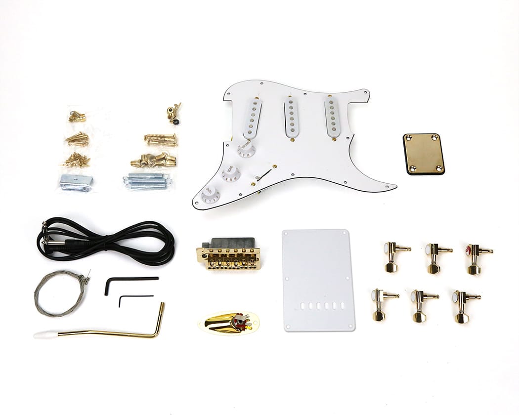 Pit Bull Guitars ST-1 Pickup and Hardware Upgrade - Gold