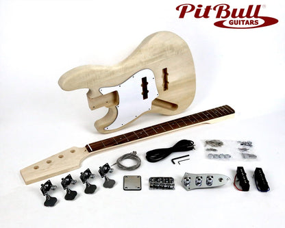 JB-4L Left Handed DIY Electric Bass Guitar Kit
