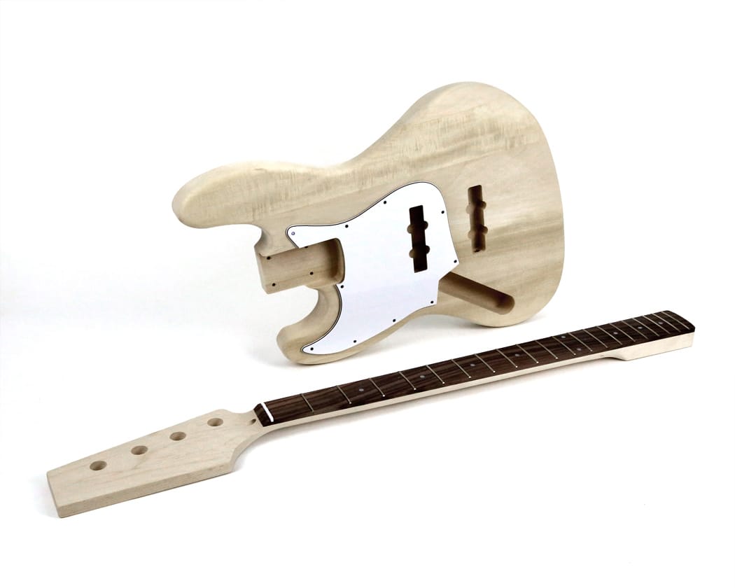 JB-4L Left Handed DIY Electric Bass Guitar Kit - view 9