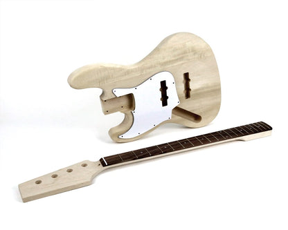 JB-4L Left Handed DIY Electric Bass Guitar Kit - view 9