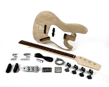 Pit Bull Guitars JBA-4L Electric Bass Guitar Kit (Ash Body) (Left Handed) - view 12