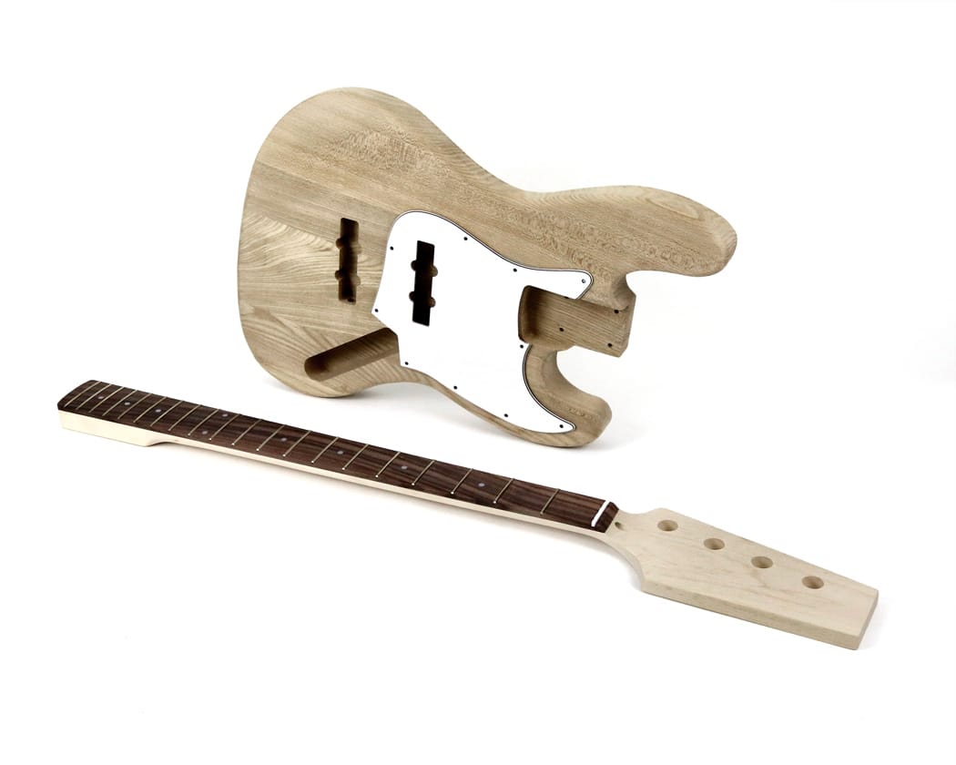 Pit Bull Guitars JBA-4L Electric Bass Guitar Kit (Ash Body) (Left Handed) - view 4