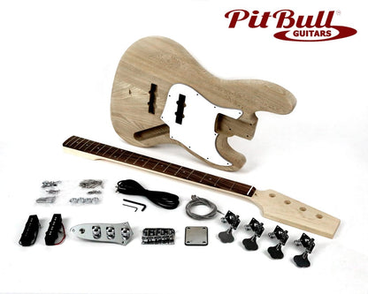 JBA-4 DIY Electric Bass Guitar Kit (Ash Body)