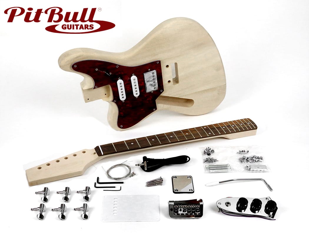 Pit Bull Guitars JM-1L Left Handed Electric Guitar Kit