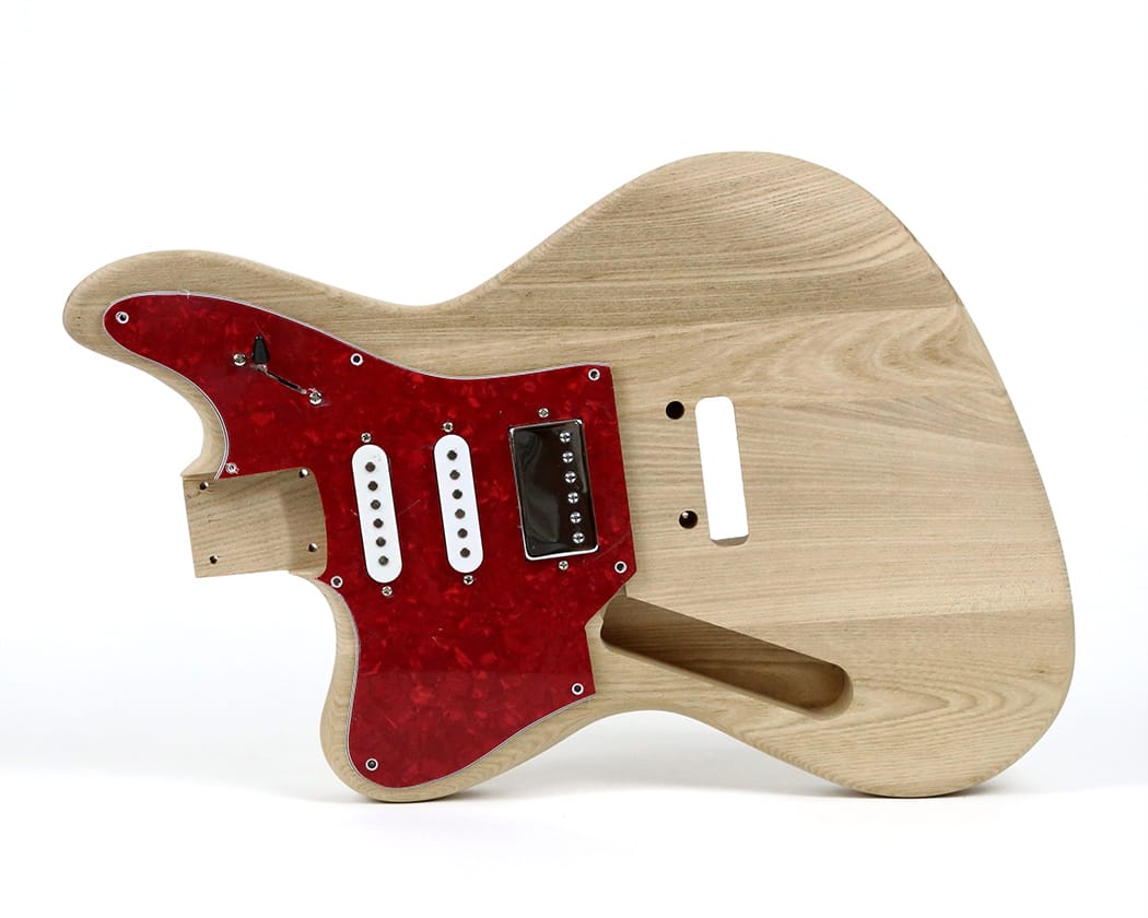 Pit Bull Guitars JMA-1L Electric Guitar Kit (Ash Body) Left Handed Kit - view 2