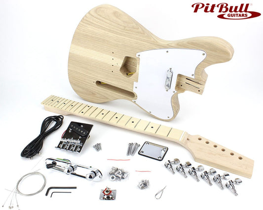 Pit Bull Guitars DJT-1 Ash Body Electric Guitar Kit